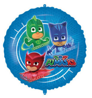 PJ Masks, Pizsihősök fólia lufi 46 cm