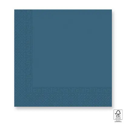 Blue Unicolour, Kék szalvéta 20 db-os