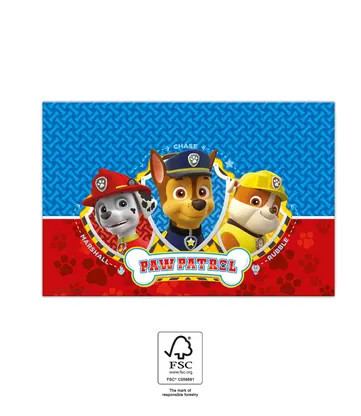 Procos Paw Patrol Ready For Action Mancs Őrjárat papír asztalterítő 120x180cm