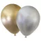 Shiny Silver, Gold léggömb, lufi 6 db-os