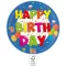 Kokliko Happy Birthday papírtányér 8 db-os 23 cm FSC