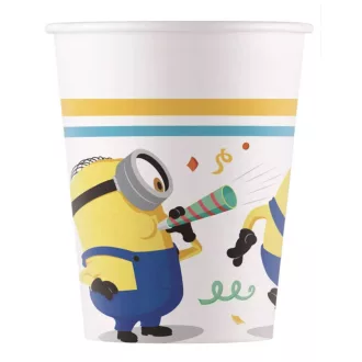   Minions The Rise of Gru, Minyonok papír pohár 8 db-os 200 ml FSC