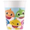 Baby Shark papír pohár 8 db-os 200ml