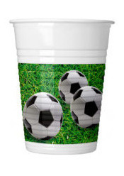 Football Party, Focis műanyag pohár 8 db-os 200 ml