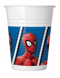 Spiderman Team Up, Pókember műanyag pohár 8 db-os 200 ml