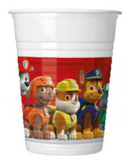 Paw Patrol-Ready For Action, Mancs Őrjárat műanyag pohár 8 db-os 200 ml