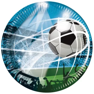 Soccer Fans, Focis papírtányér 8 db-os 23 cm FSC