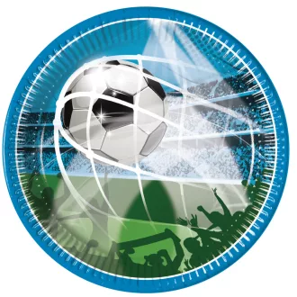 Soccer Fans, Focis papírtányér 8 db-os 20 cm FSC