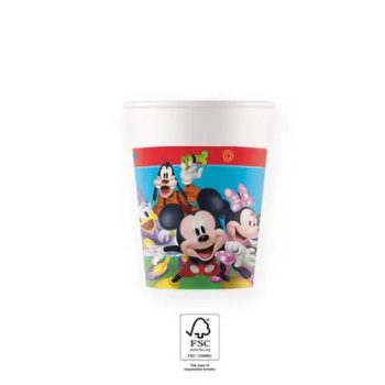 Disney Mickey Rock the House papír pohár 8 db-os 200ml
