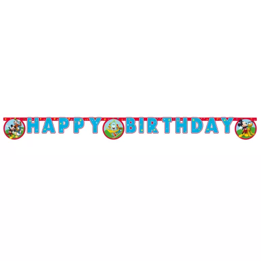 Disney Mickey Rock the House Happy Birthday felirat FSC 2 m