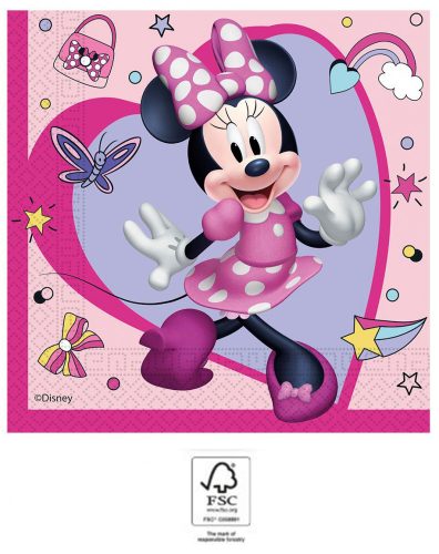 Disney Minnie Junior szalvéta 20 db-os 33x33 cm FSC
