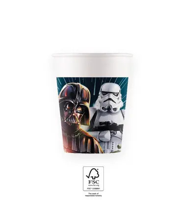 Star Wars Galaxy papír pohár 8 db-os 200ml