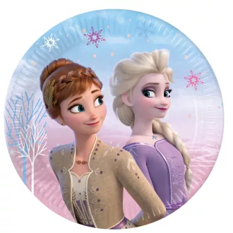   Disney Frozen II Wind Spirit, Disney Jégvarázs papírtányér 8 db-os 20 cm FSC