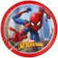 Spiderman Crime Fighter, Pókember papírtányér 8 db-os 20 cm FSC