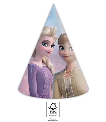 Disney Frozen II Wind Spirit, Jégvarázs kalap, csákó 6 db-os FSC