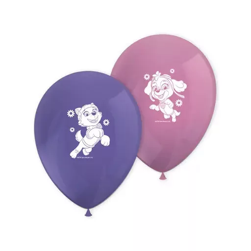 Paw Patrol Skye and Everest, Mancs Őrjárat léggömb, lufi 8 db-os