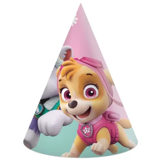   Paw Patrol Skye and Everest, Mancs Őrjárat Parti kalap, csákó 6 db-os FSC