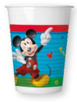 Disney Mickey Rock the House műanyag pohár 8 db-os 200 ml