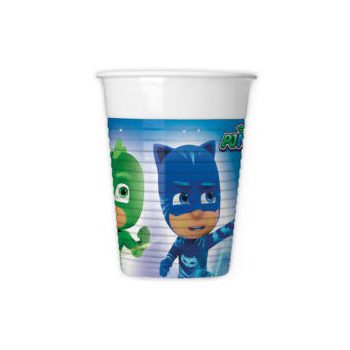 PJ Masks, Pizsihősök műanyag pohár 8 db-os 200 ml