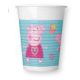 Peppa Pig Messy Play, Peppa malac műanyag pohár 8 db-os 200 ml