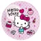 Hello Kitty Fashion papírtányér 8 db-os 23cm FSC
