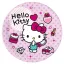 Hello Kitty Fashion papírtányér 8 db-os 23cm FSC