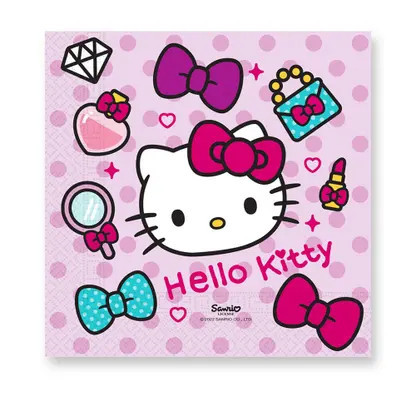 Hello Kitty Fashion szalvéta 20 db-os
