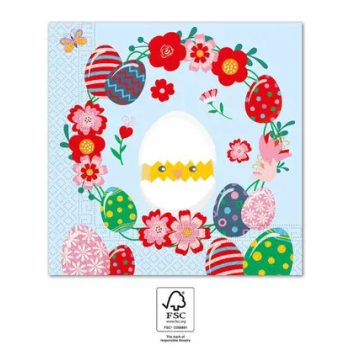 Húsvét Funny szalvéta 20 db-os 33x33cm FSC