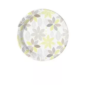 Foliage, Lomb papírtányér 8 db-os 20cm