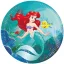 Disney Hercegnők, Ariel papírtányér 8 db-os 23cm FSC