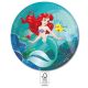 Disney Hercegnők, Ariel papírtányér 8 db-os 23cm FSC