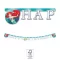 Ariel Curious, Disney Hercegnők, Ariel Happy Birthday felirat FSC 2m