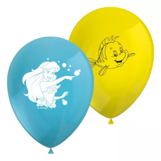 Disney Hercegnők Ariel léggömb, lufi 8 db-os