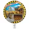 Construction, Építkezés papírtányér 8 db-os 23cm FSC