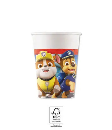 Paw Patrol Rescue Heroes, Mancs Őrjárat papír pohár 8 db-os 200 ml FSC