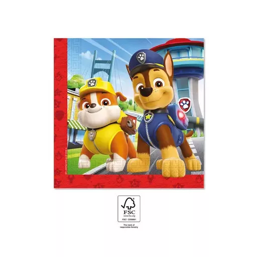 Paw Patrol Rescue Heroes, Mancs Őrjárat szalvéta 20 db-os