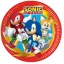 Sonic, a sündisznó Sega papírtányér 8 db-os 23 cm FSC