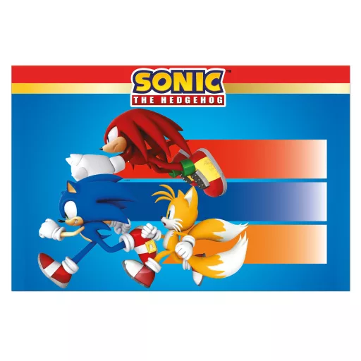 Sonic, a sündisznó Sega műanyag asztalterítő 120x180cm