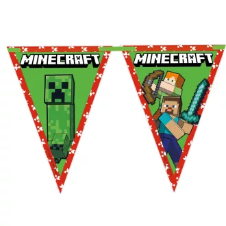 Minecraft zászlófüzér FSC 2,3m
