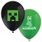 Minecraft léggömb, lufi 8 db-os