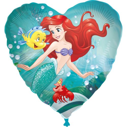 Disney Hercegnők, Ariel Curious fólia lufi 46cm