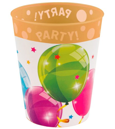 Sparkling Balloons, Lufis pohár, műanyag 250ml