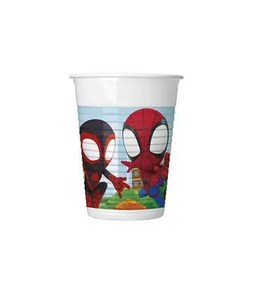 Spidey, Pókember műanyag pohár 8 db-os 200 ml