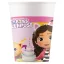 Gabby's Dollhouse, Gabi babaháza papír pohár 8 db-os 200 ml FSC