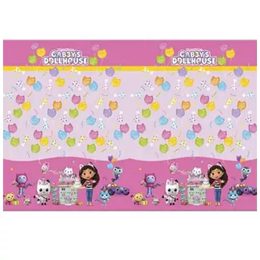 Gabby's Dollhouse, Gabi babaháza műanyag asztalterítő 120x180 cm