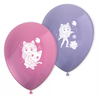   Gabby's Dollhouse, Gabi babaháza léggömb, lufi 8 db-os