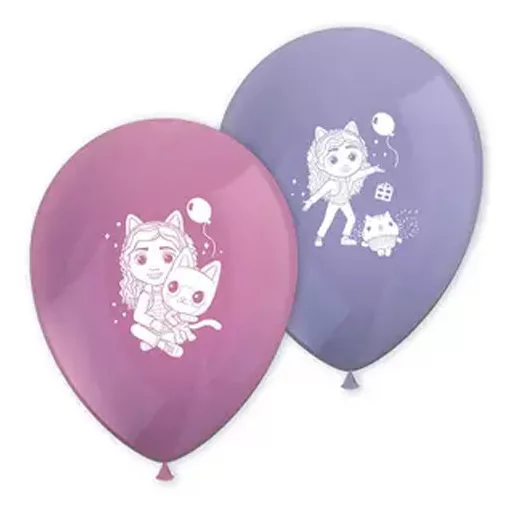 Gabby's Dollhouse, Gabi babaháza léggömb, lufi 8 db-os