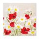 Virág Daisies Poppies szalvéta 20 db-os, (33x33cm) FSC