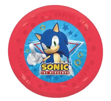 Sonic a sündisznó Sega micro prémium műanyag tányér 21cm