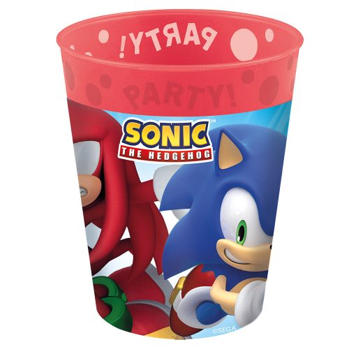 Sonic a sündisznó Sega micro prémium műanyag pohár 250ml